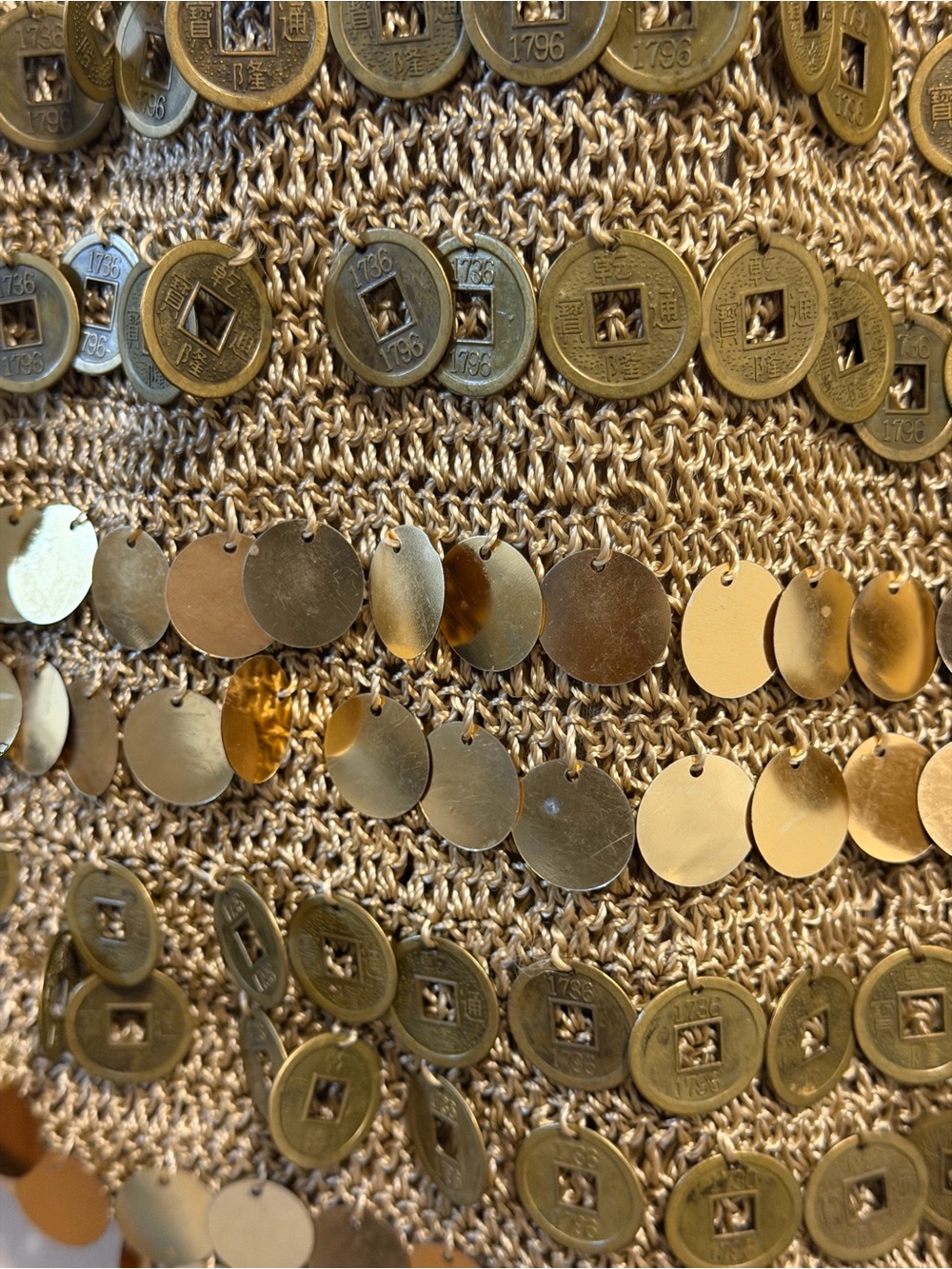 Gold Sequin Sleeveless Top - Picture 7 of 9
